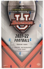 2021-22 Bowman University Football Hobby Box